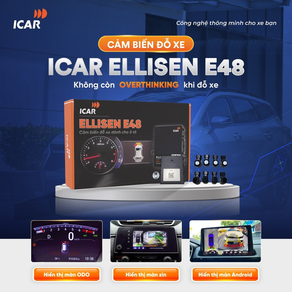 CẢM BIẾN ĐỖ XE ICAR ELLISEN E48