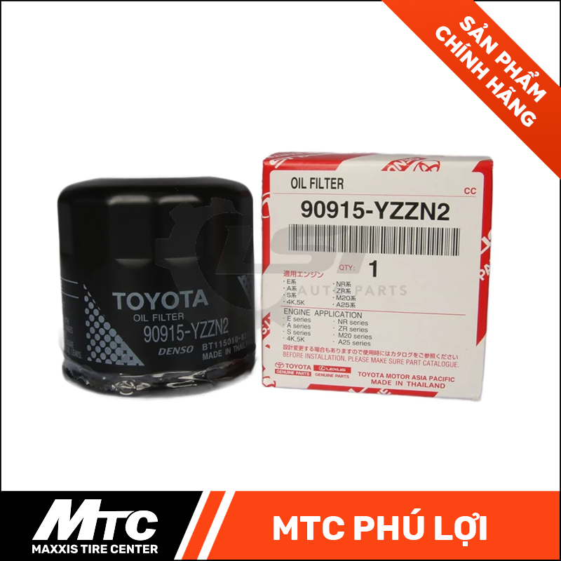 LỌC DẦU ĐỘNG CƠ TOYOTA (LỌC SẮT) 90915-YZZN2