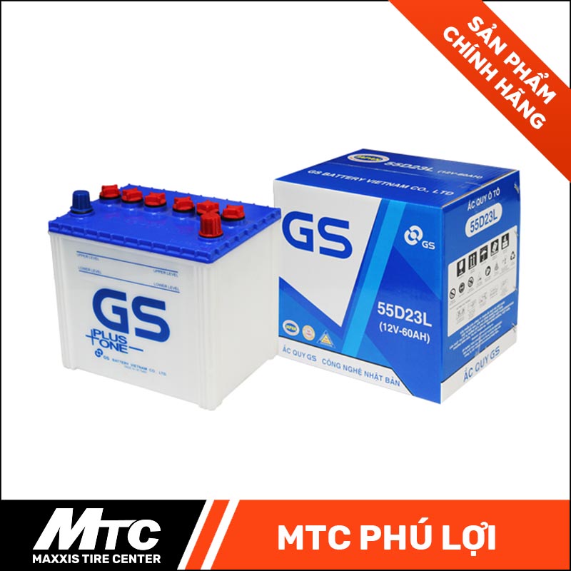 ẮC QUY GS MF55D23L 12V-60AH VN