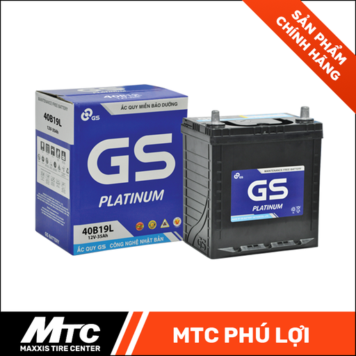 [MTCCTD0051] ẮC QUY GS MF40B19L 12V-35AH VN